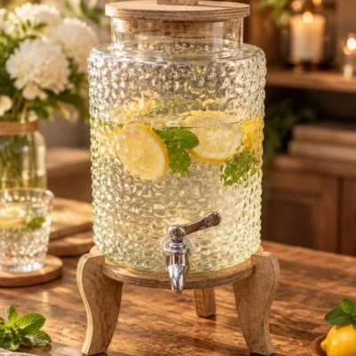 کلمن پایه چوبی مدل دیاموند